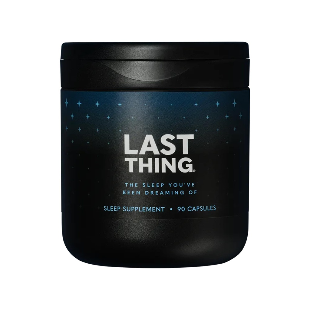 BODi Last Thing Complete Sleep Supplement koos L-theanine, Ashwagandha, Magneesium Glycinate, Melatoniin - Rahustav öö stressikaitse sügava taastava une - 30 päeva pakkumine (90 kapslit)