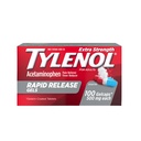 Tylenol Extra Tugevus Acetaminophen Kiire vabastamisgeelid, valu Reliever & Palaviku vähendaja, Gelcaps Laser-Drilled Augud kiireks vabastamiseks, õrn kõhus, 500 mg per Gelcap, 100 Count OTC meditsiin