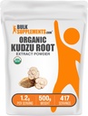 BulkSupplements.com Orgaaniline Kudzu juureekstrakti pulber - Kudzu juurelisand, taimsed toidulisandid - gluteenivaba, 1,2 g ühe serveerimise kohta, 500 g (1,1 naela) (pakk 1)