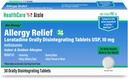HealthCareAisle allergia leevendamine - Loratadiin 10 mg suukaudselt lagunevad tabletid USP - 30 tabletti - originaalretsepti tugevus Allergiaravim, 24-tunnine leevendus