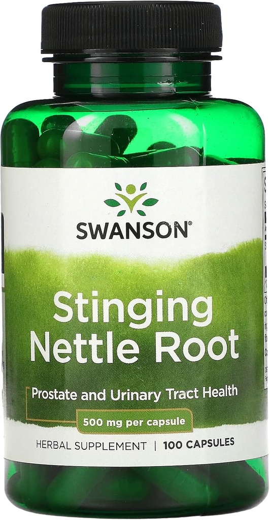 Swanson Stinging Nettle Root 500 Milligram, 100 kapslit (pakk 3)