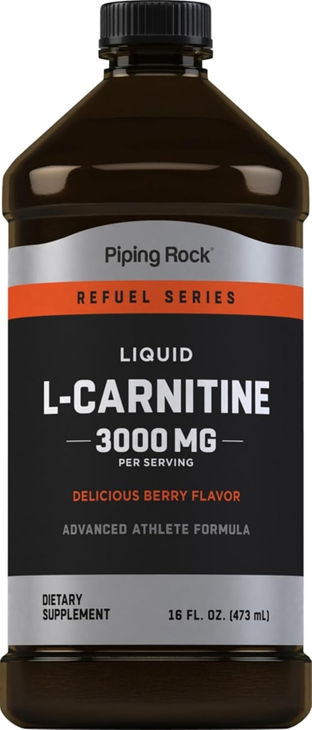 Torukivi L-karnitiin Vedelik | 3000mg | Berry Flavor | Advanced Athlete Formula | Refuel Series Supplement | Non GMO, Gluteenivaba