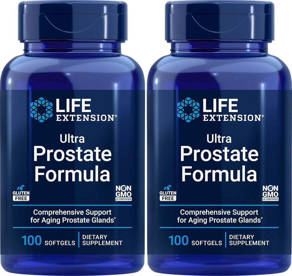 Elu pikendamine Ultra eesnäärme valem, 100 softgels (pakk 2) - looduslik täiendus meestele