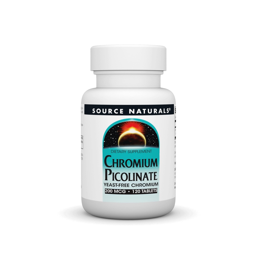 Allikas Naturals Chromium Picolinate 200 Mcg Tablet, 120 Count