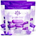 Purple Tree Post-Celebration Wellness | Maksatoetus, Hüdratsioon & Replenisher | Dihüdromüüritsiin DHM, piimaohakas, elektrolüüdid, vitamiinid | Bachelorette & Bachelor Party Kits, 30 paketti (120 tabletti)