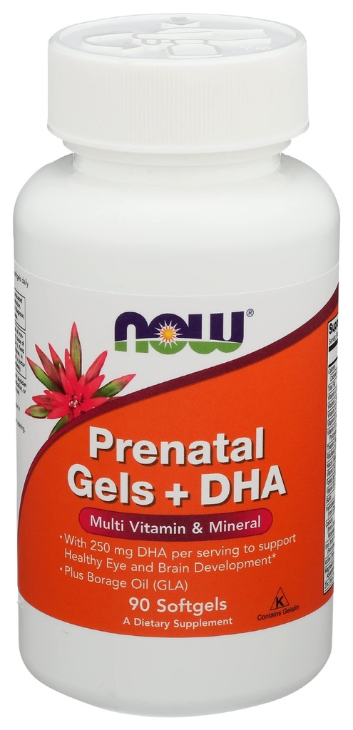 Nüüd toidud Sünnieelne Gels Plus DHA, 90 CT