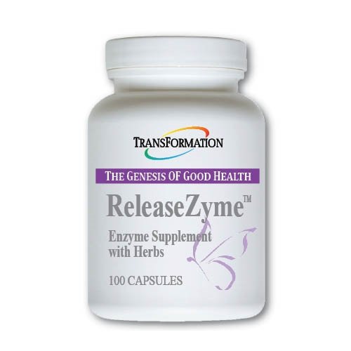 Transformatsioon Genesis of Good Health Enzymes ReleaseZyme Blend Supplement looduslike maitsetaimedega, Advanced Seedetrakti tugivalem proteaasiga, Break Down Proteins, Taimne põhineb, 100 kapslit