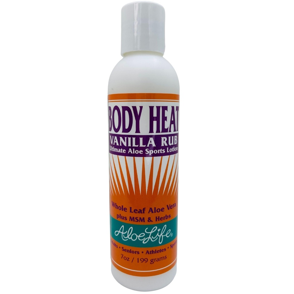 Aaloe elu - kehasoojus Vanilla Rub, määrimine, soojenemine tegevus, rahustab ja leevendab valulikke lihaseid, ohutu eakatele ja sportlastele, aitab vähendada pingeid ja stressi, gluteenivaba (7 oz)