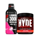 PROSUPPS L-karnitiin 3000 Stimulant Free Vedel Shots (Dragon Fruit) ja Mr. Hyde Signature Series Pre-Workout Energy Powdered Drink (Fruit Punch)