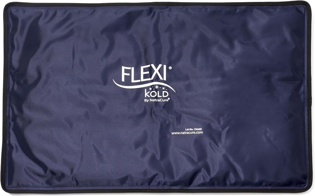 FlexiKold Extra Large Gel Soft Paindlik Jääpakend vigastuste korral - Jääkompress, jääpadi ja lame jäämähis õlavigastuste, HIPS & Full Back vigastuste järeloperatsiooni jaoks - XL - ülemõõdu 13 x 21,5