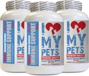 I LOVE MY PETS LLC Heart Health for Cats - CAT Immune Support - Booster - Tervislik täiendus - kassi kurkum - 180 ravi (3 pudelit)