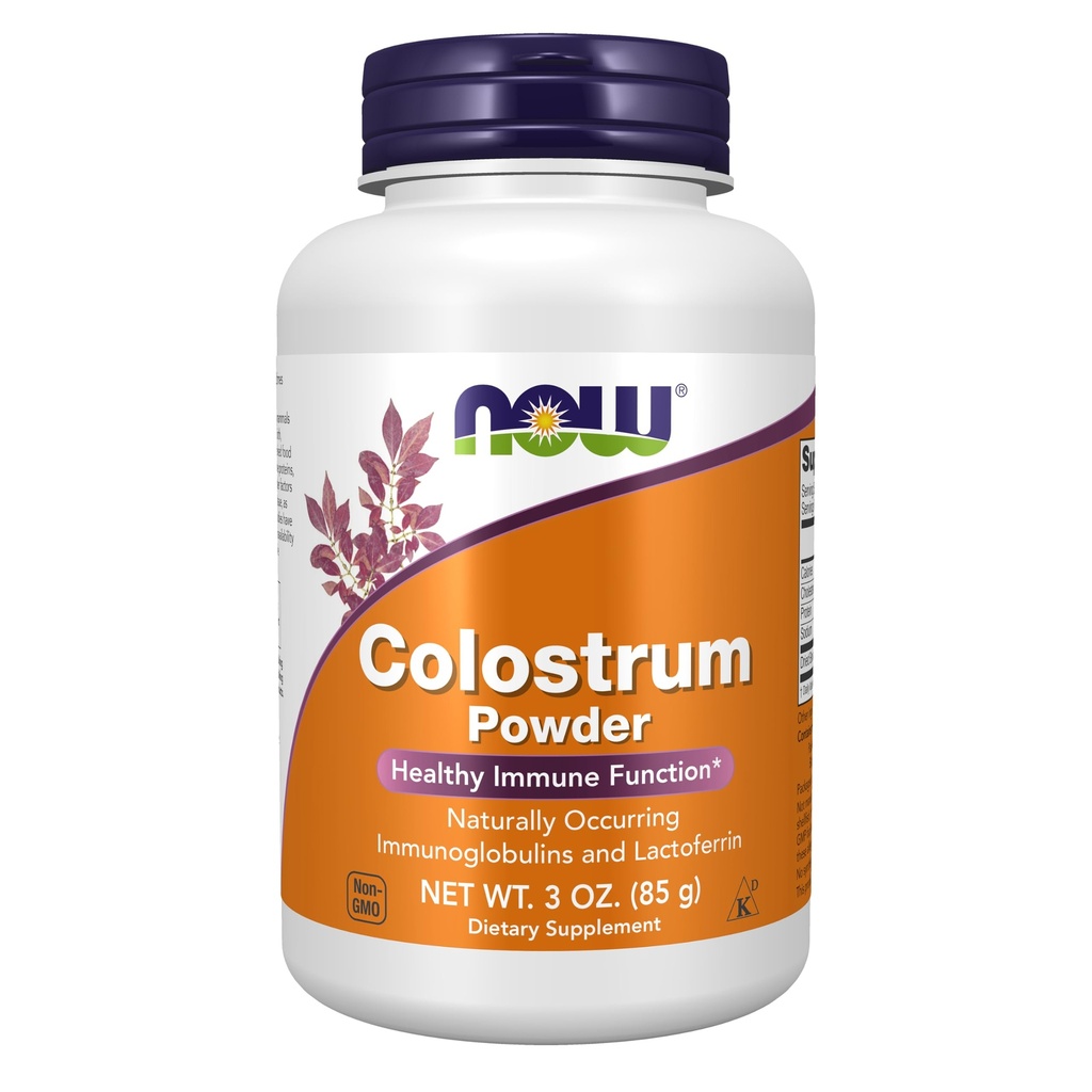 NOW Toidulisandid, ternespiimapulber, looduslikult esinevad immunoglobuliinid ja laktoferriin, 3-kordne