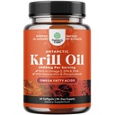 Antarktika krillõli 2000mg Softgels per Serving - Omega 3 Krill õlilisandi EPA DHA & Astaxanthin (60 loend (pakk 1)