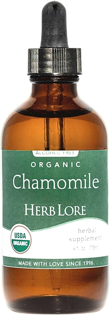 Herb Lore Orgaaniline kummel Tinktuura - Vedel kummel tilgad imikutele ja täiskasvanutele - Melatoniinivaba une täiendus (4 fl oz)
