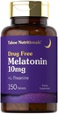 Tahoe Nutritionals Melatoniin 10 mg | 150 tabletti | koos L theanine | Taimetoitlane, mitte-GMO, gluteenivaba toidulisand