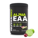 NutraBio Alpha EAA - igapäevased aminohapped lihaste kasvuks ja hüdratsiooniks - asendamatud aminohapped koos nootroopikute ja Adaptogeenidega - täisspektriga EAA BCAA pulber - 30 serveerimist - kirsi lubi Slush