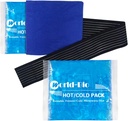 Korduvkasutatav Gel Ice Packs vigastuste 2 Pack with Wrap, 6.3 "x5.1", Hot Cold Soft Paindlik Jääkülmik Pakend, Külm Kompressiteraapia Valu leevendamiseks, Kirurgia taastamine, Põlved, randme, pahkluu, jalg, küünarnukk, Shin