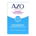 AZO Complete Feminine Balance Probiootikumid naistele, kliiniliselt tõestatud, et aidata kaitsta vaginaalset tervist, aitab tasakaalustada pH-d ja pärmi, mitte-GMO, 60 loend