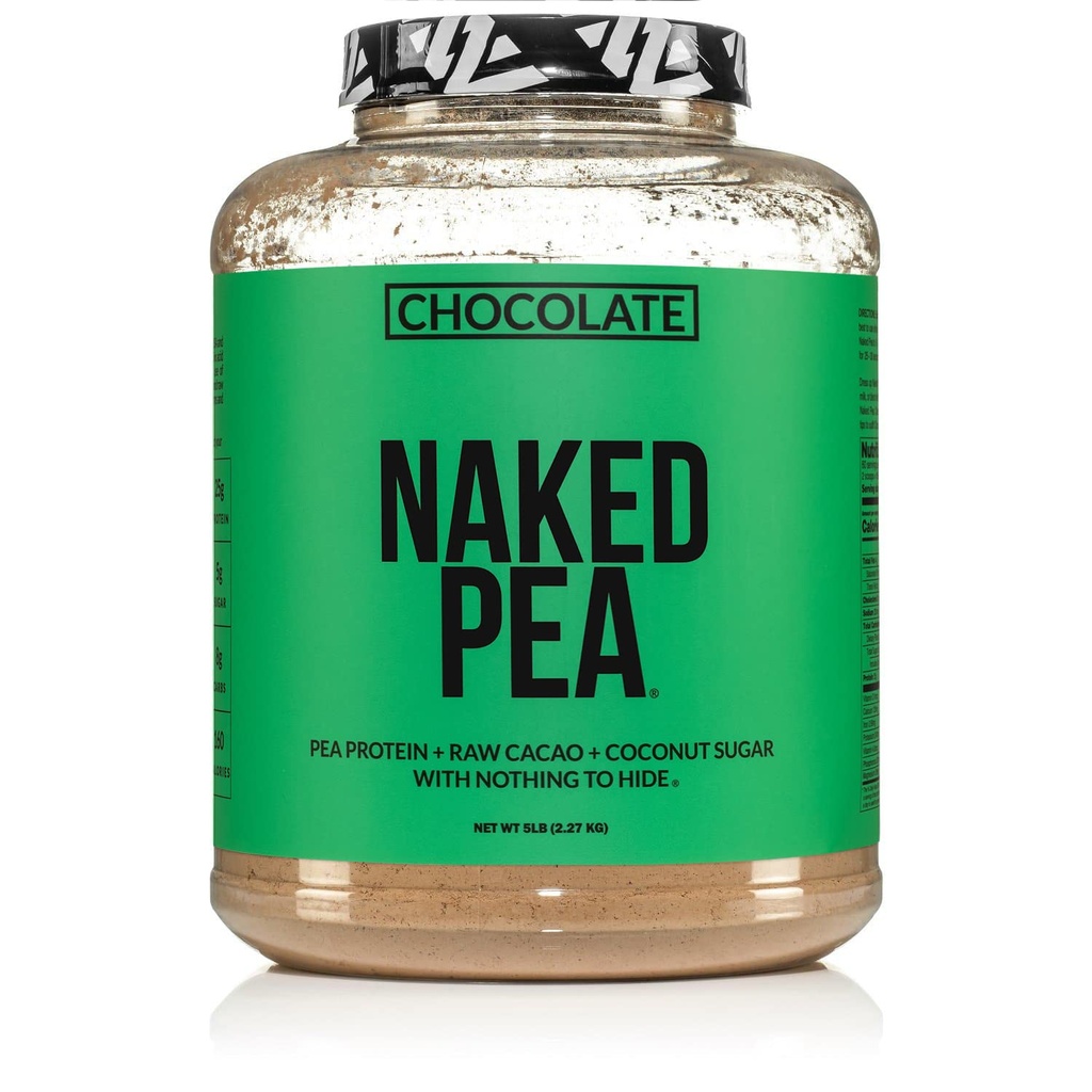 NAKED Toitumine Šokolaadi hernevalk Isolaat - 5Lb Bulk, NSF sertifitseeritud, taimepõhine, taimetoitlane ja veganvalk. Lihtne seedida, mitte-GMO, gluteenivaba, laktoosivaba, sojavaba