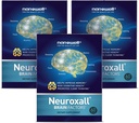 NANOWELL Neuroxall aju tervise täiendus tõhustatud kognitiivse funktsiooni ja vaimse selguse, astaksantiin, Ginkgo Biloba ekstrakt, antioksüdant - 60 Softgels X 3 kastid 3 kuud (180 Count)