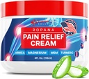 Valu leevendav kreem Arnica, magneesiumi, MSM & kurkumiga (4 FL Oz) - looduslik rahustav kreem liigeste ja valulike lihaste jaoks - mitterasvunud valu leevendamine