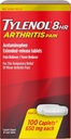 Tylenol 8 HR Artriit Valukapslid , 650 mg - 100 ct , 4 pakendis