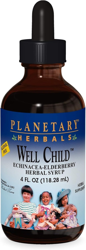 Planetary Herbals Echinacea- Elderberry Syrup , 4 fl oz (128,28 ml)