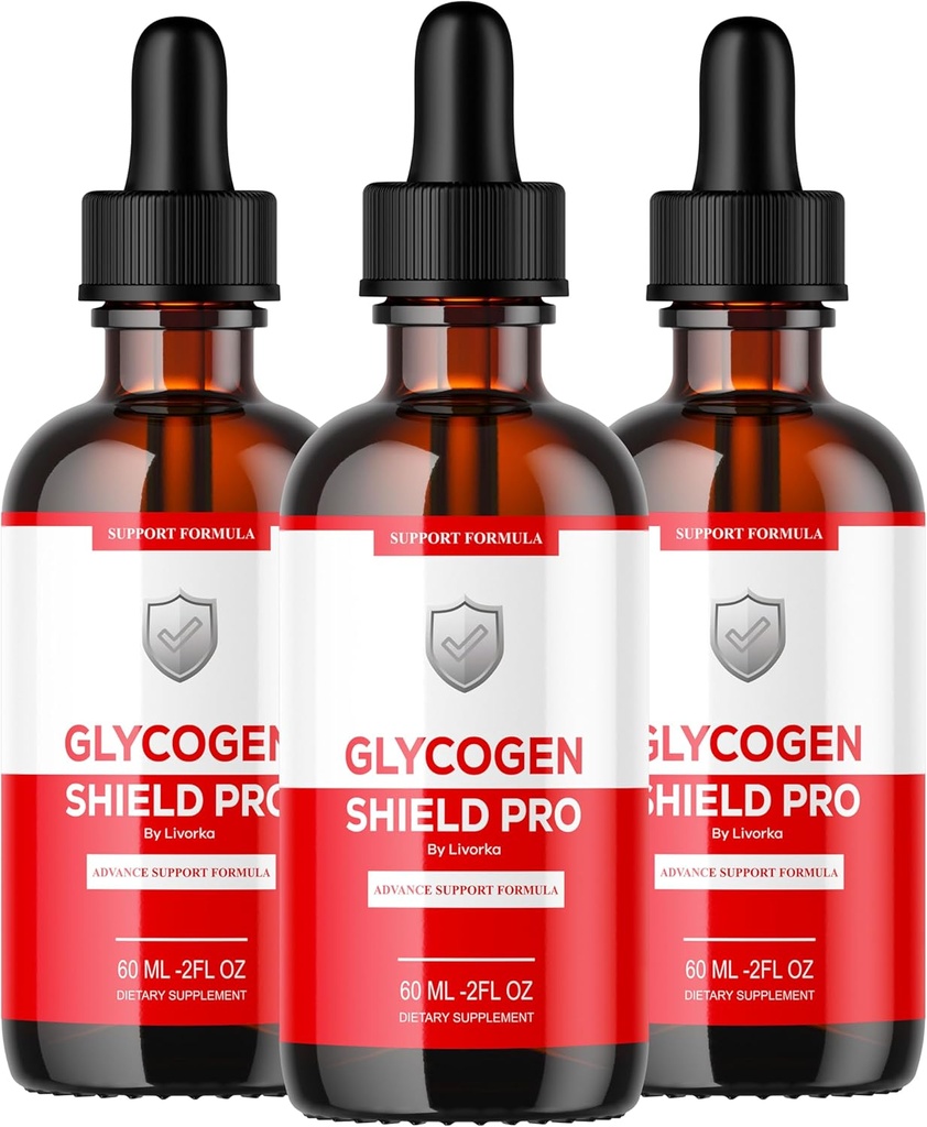 (3 Pack) Glycogen Shield Pro - Glycogen Shield Pro Drops, GlycogenShield Pro Drops, GlycogenShield Pro Support, Glycogen Shield Pro Support, Glycogen Shield Pro Supplement, 3 pudelit 90 päeva