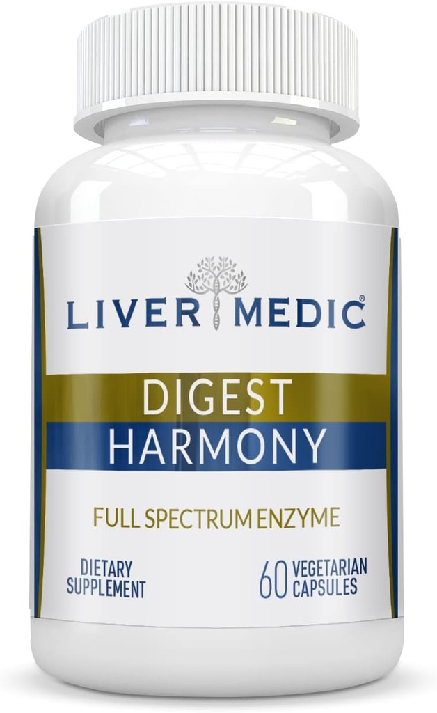 Digest Harmony Pure Seedeensüümid Soolestiku Tervis Naistele Ja Meestele, Papaya Ensüümid Seedimiseks, Kergendab Bloating & Mao Ebamugavusi, Maitsestamata, 120 Kapslit