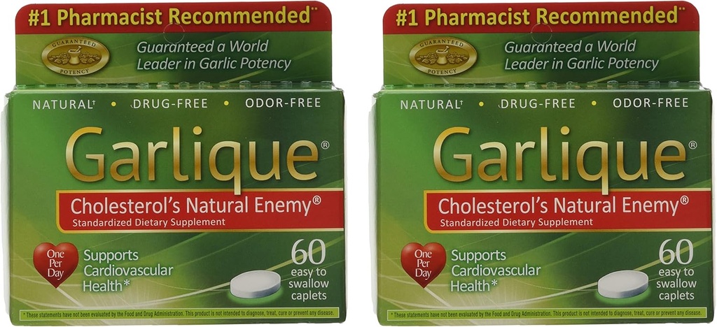 Garlique Caplets 60 tabletti (60 arvu (2 pakendis))