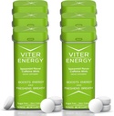 Viter Energy 40mg Kofeiini Rahapajad - Suhkruvaba, B-vitamiinid, Vegan, Suurendab Kiiret Energiat, Hoiatus Fookust, Kofeiinitud Nootroopsed Täiendavad Pillid (Spearmint Maitse, 20 tk, 6 pakendit, 120 tk Kokku)