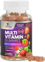 Multivitamin Gummies for Adults, Daily Gummy Vitamins & Minerals with Vitamins A, C, D, B12 for Women & Men, Immune Support Gummy Multivitamins Supplement, Adult Multi VIT Vitamin - 90 Gummies