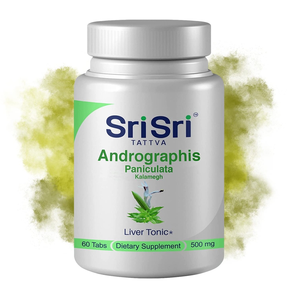 Andrographis Paniculata Supplements – 60 tabletti Taimepõhised Taimed Respiratoorne Wellness – Immuuntugevust taastavad andrograafia tabletid – 500 mg Orgaaniline Roheline Chiretta Herb