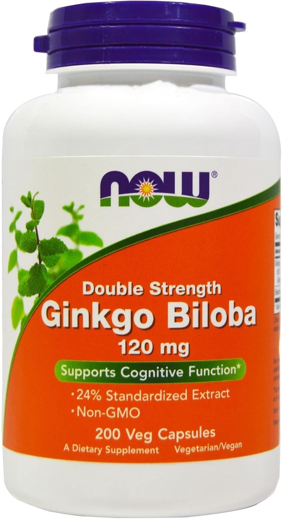Ginkgo Biloba 120mg 200 VegiCaps (pakk 2)
