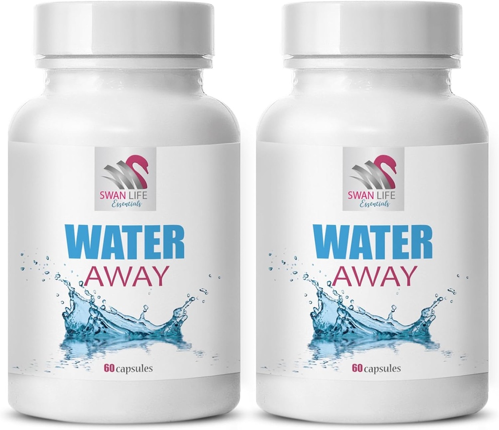 Vedeliku lisand - VEE AWAY - Wellness diureetikum, Natural fluid support, Herbal Balance Support, Water Management Supplement, Natural diureetikum, wellness, Herbal wellness kompleks 1 Pudel 60 Caps