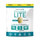 Disaineri heaolu, disainer Lite, madala kalorsusega looduslik valk, prebiootiline kiud, võtmevitamiinid ja mineraalid, Vanilla Cupcake, 25,6 Ounces