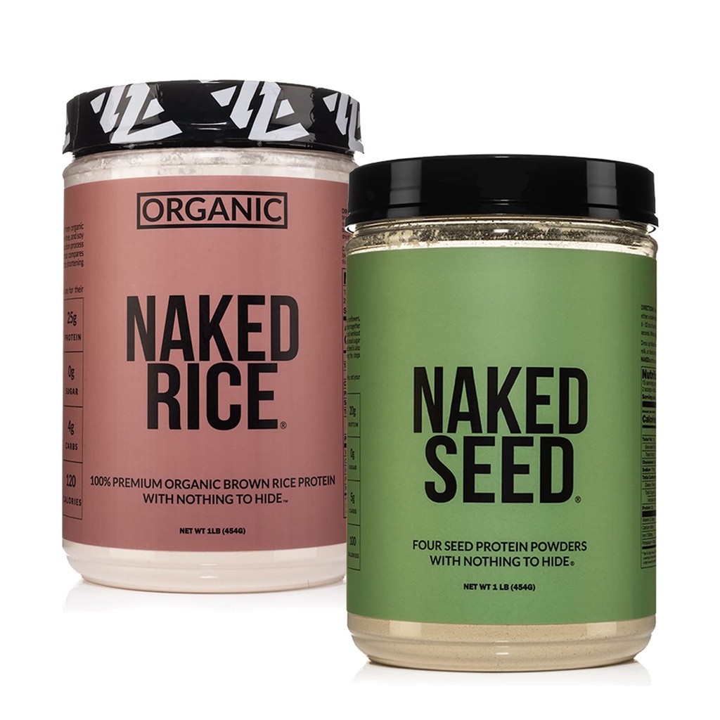 NAKED Vegan Valgu Bundle Seeme ja 1LB Riis