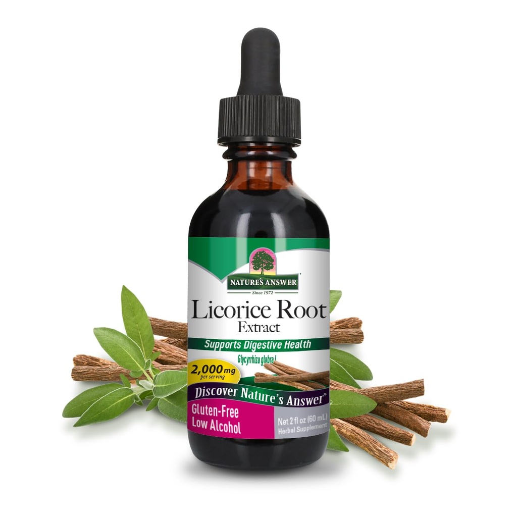 Looduse vastus Lagritsa juurelisa 2000 mg 2oz Madala alkoholi ekstrakt | Toetab seedimist | Soodustab hingamisfunktsiooni | Looduslik detox | Üksikarv
