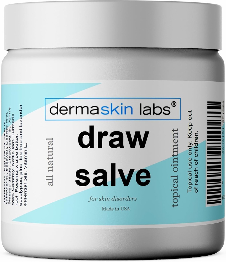 Joonistamine Salve keetmiseks Kerge tsüstid Splinters Burns Mürgis Ivy Ingrown Hair Fast Draw salv valmistatud USAs