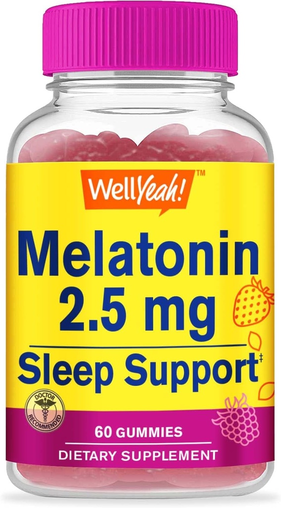 2,5 mg melatoniini kummid - 60 krahv
