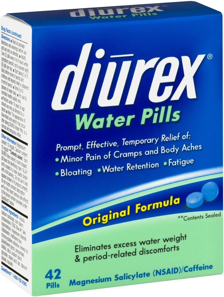 Diurex vesipillid, 42 ct