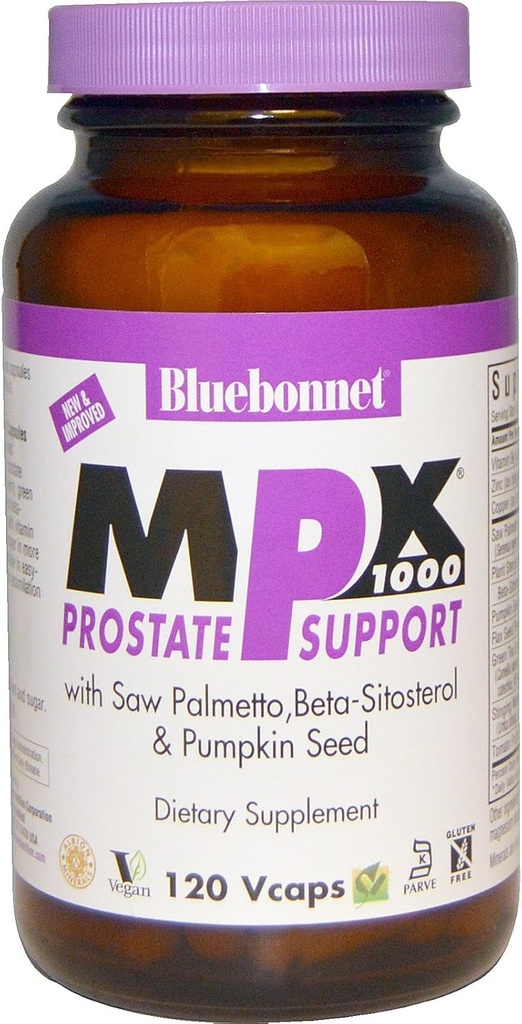 MPX 1000 meeste eesnäärme valem Bluebonnet - 120 taimetoitlast kapslit