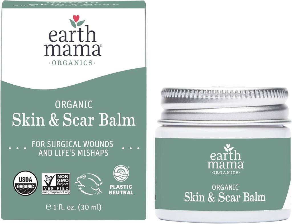 Maa Mama Orgaaniline Naha & Scar Balm |C-Section Taastamise Nahahooldus, Rasedus Venitada Mark Scar Cream Orgaaniline Jojoba Oil, Tamanu Oil & Gotu Kola