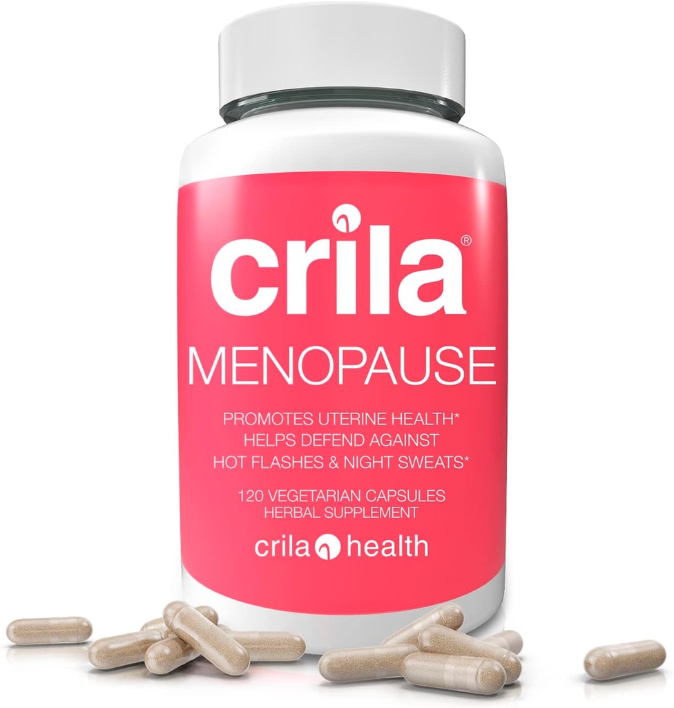 Kuum välk, meeleolu ja menopausihormooni tugi CRILA I 2 kuu pakkumine | öine higi ja kuumad vilgud Menopausi leevendamise täiendused | östrogeeni asendamine naistele, looduslikud toidulisandid