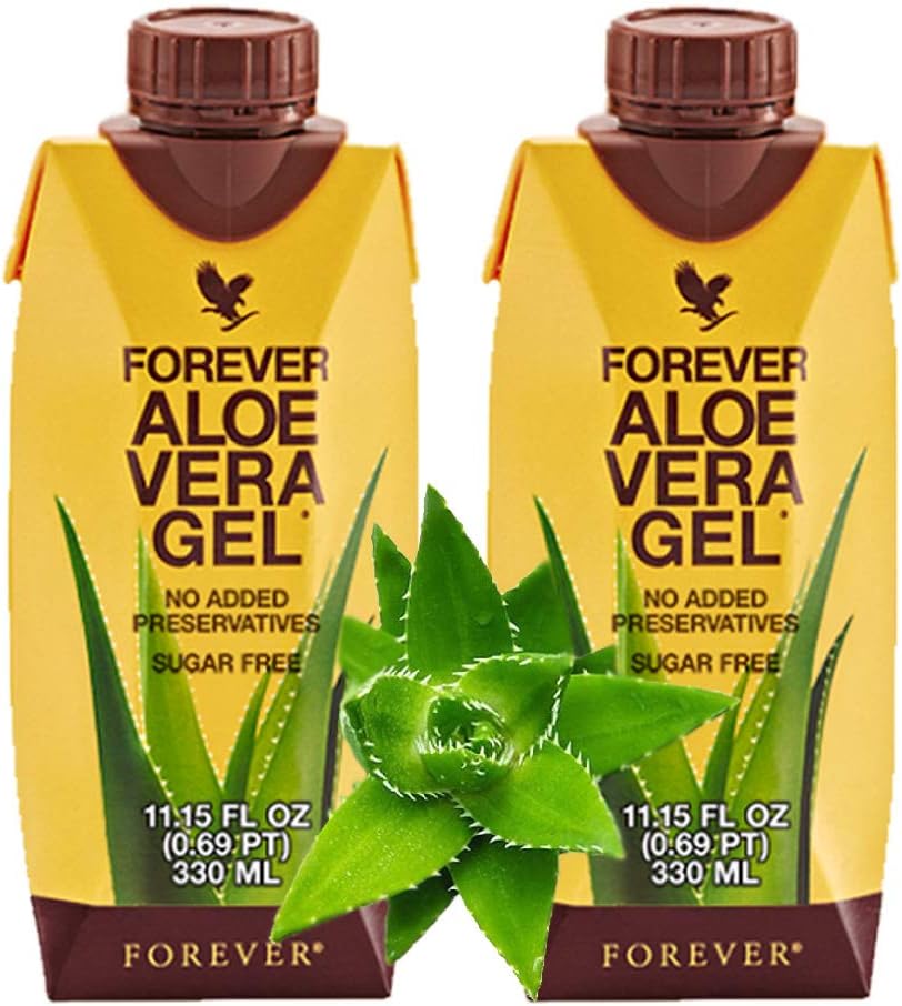 Forever Living Aloe Vera Gel® Minis (330mL/11,15oz iga) 99,7% Puhas sisemine leht Aloe Vera geel, ei lisata säilitusaineid. Gluteenivaba (2. pakk)