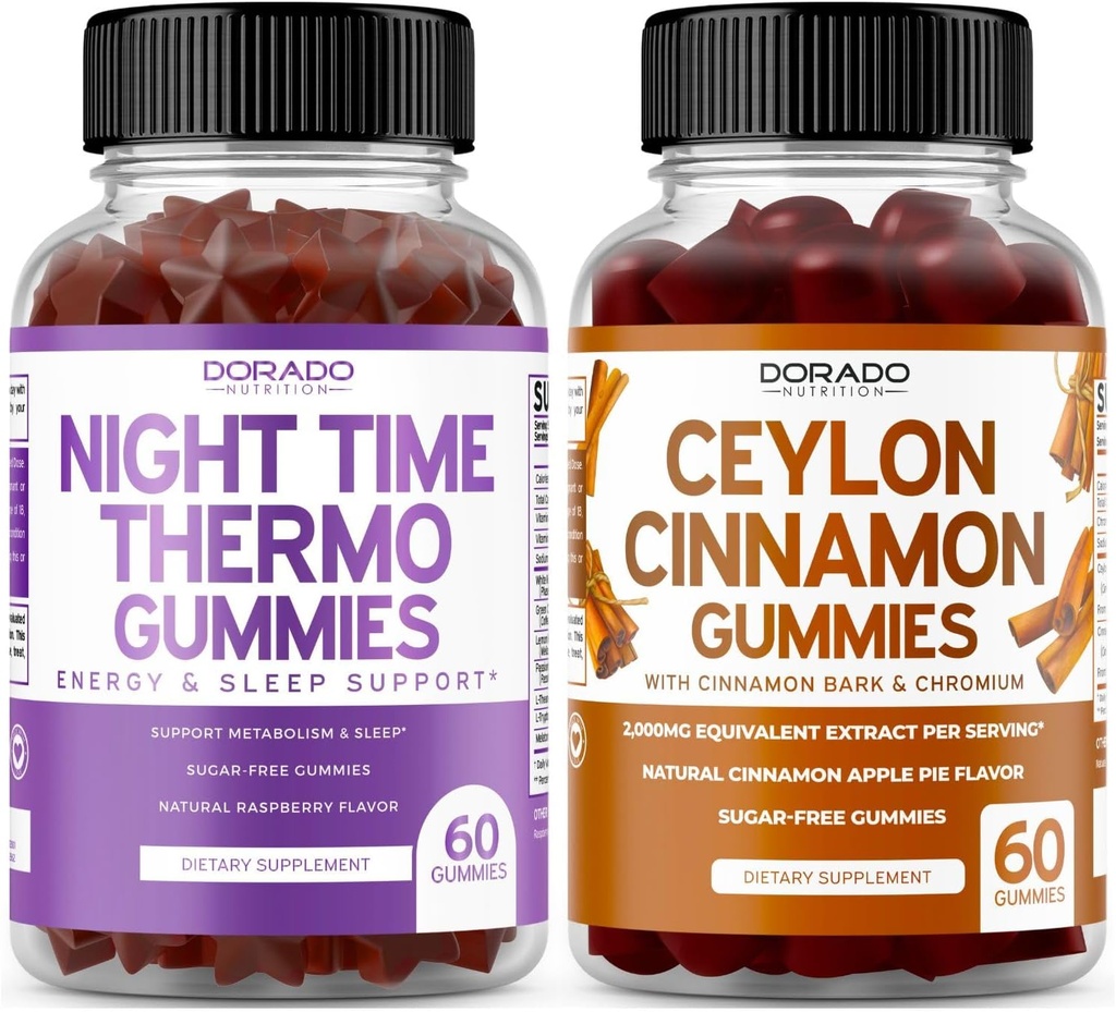 Öine Fat Burner (60 Gummies) Kaalulangus & Metabolism Vaarika Maitsestatud Melatoniini Lisand ja Tseiloni Kaneel (60 Kapsel) Seedimine Üldine Tervisetoetus Täiendus - Vegan & Valmistatud USA-s