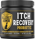 Doc Itchy: Allergy Armor Itch Recovery Probiootikum | Koer närib | Kliiniline tugevus, meditsiiniliselt uuritud | Soolestiku ja naha tervise taastamine | Allergia ja sügelemise tõhus | Toiduallergia ohutu | Vegan | 90 Count