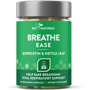 Hingamise inhalaatori tugisammas - Sinus, kopsud, avatud & Clear Airways - hooajaline nina tervis, bronhide tervis, tervislik rindkere - kvertsetiin, D-vitamiin, bromelainpillid - 60 taimset pehmet kapslit