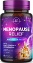 Menopausi täiendused musta Cohoshiga naistele - looduslik, kerge kuum välk, öine higistamine ja hormoonide toetamine, menopausi leevendamine Dong Quai, energia ja tasakaal, mitte-GMO ja gluteenivaba - 60 kapslit