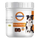 Stratford Pharmaceuticals EZ Chew Omega 3 Rasvhape Pehme närimine Max Tugevus - Koer Omega 3 täiendus - Pehme närimisravi kalaõliga koertele - suured ja hiiglaslikud koerad - 90 pehmet närimist